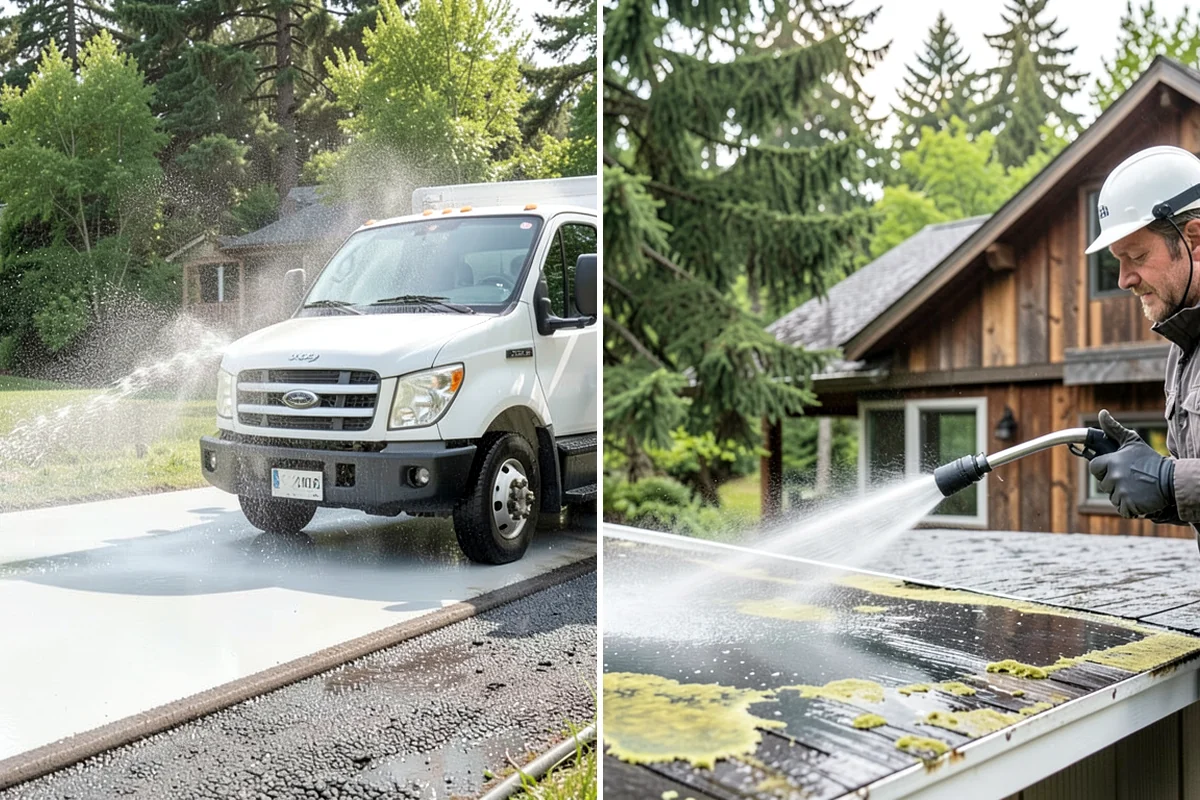 Tire Mark Removal in Fircrest, Pierce County, WA - Identify tire-marked turning and braking zones