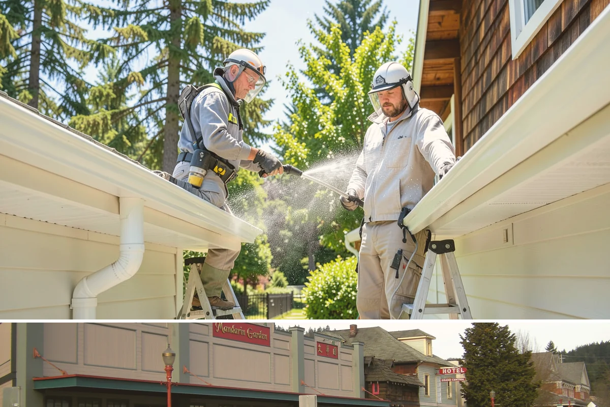 Tire Mark Removal in Issaquah, King County, WA - Any dry stretch works well, with summer offering faster drying between treatment passes.