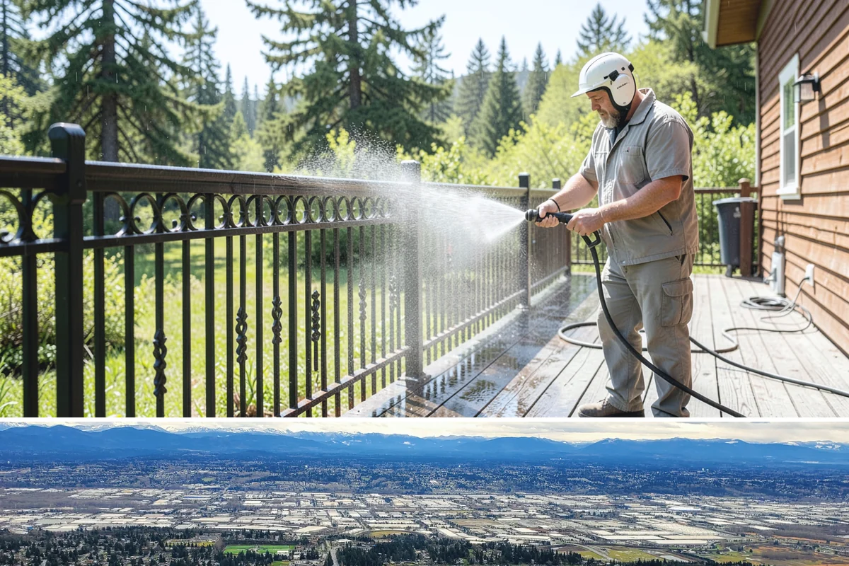 Tire Mark Removal in SeaTac, King County, WA - Any dry stretch works well, with summer offering faster drying between treatment passes.