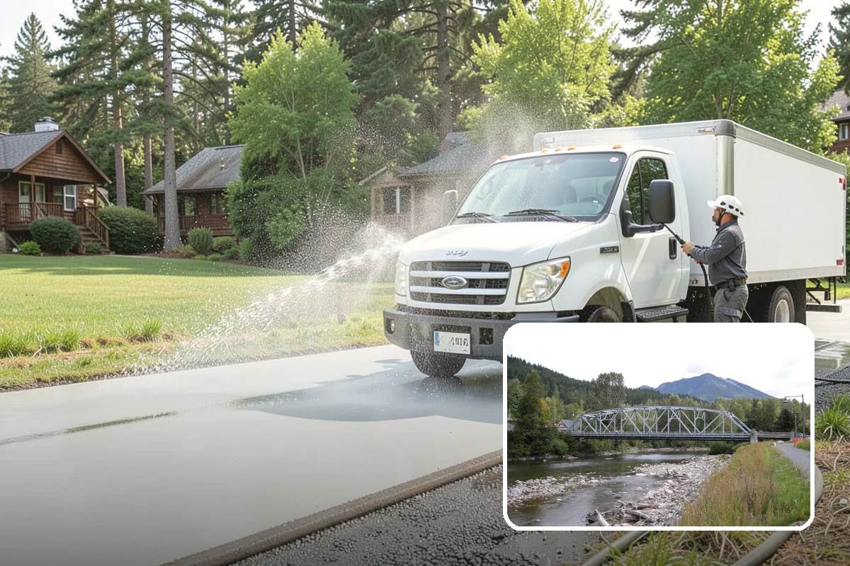 Tire Mark Removal in Skykomish, King County, WA - Breaks down bonded rubber residue from turning zones