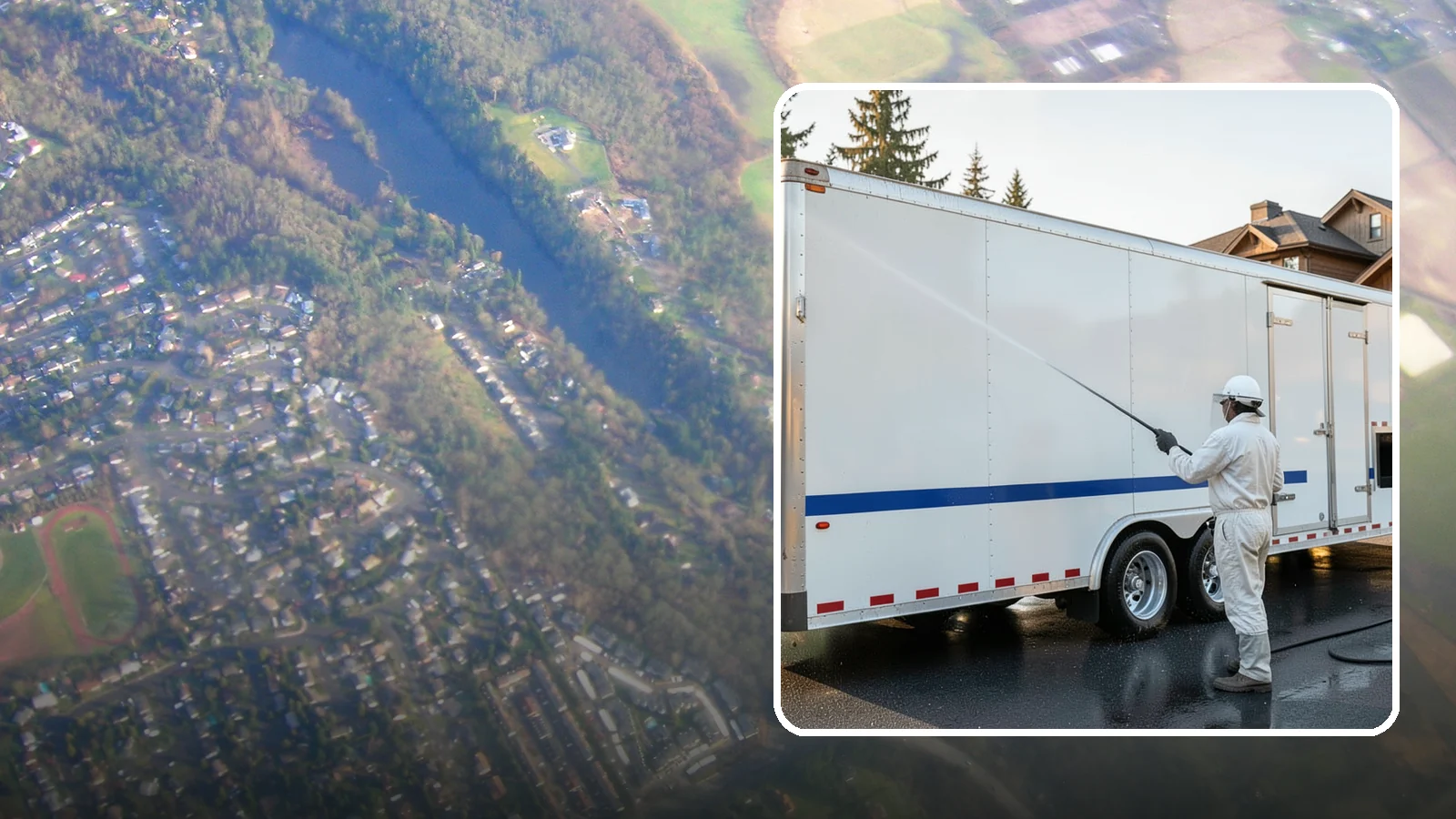 Trailer Washing in Algona, King County, WA - We clean utility, cargo, and equipment trailers in Washington to remove mud, road grime, and rust-inducing buildup.