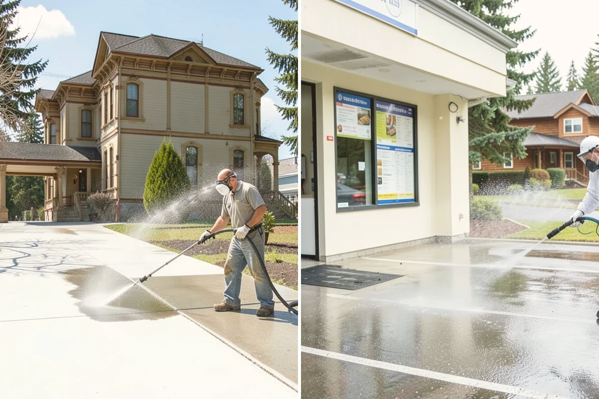 Trailer Washing in Bellevue, King County, WA - Rinse loose mud from the bed and frame
