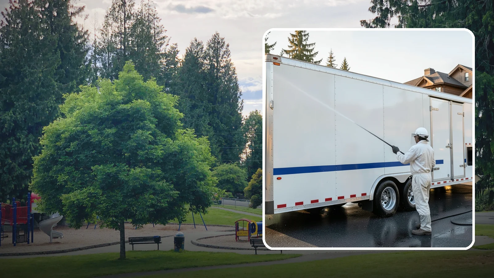Trailer Washing in Bonney Lake, Pierce County, WA - We clean utility, cargo, and equipment trailers in Washington to remove mud, road grime, and rust-inducing buildup.