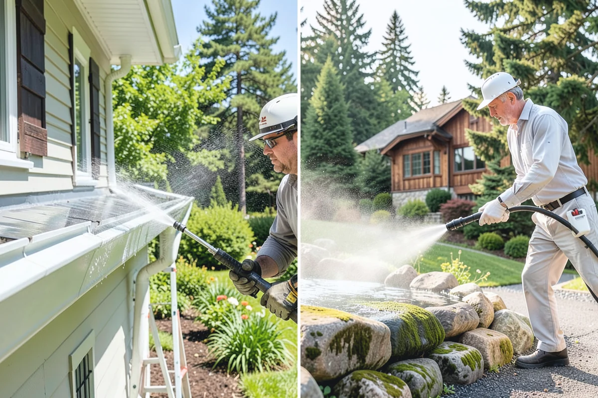 Trailer Washing in Bonney Lake, Pierce County, WA - Rinse loose mud from the bed and frame