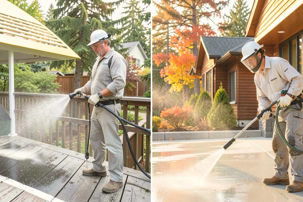 Trailer Washing in Bothell, King County, WA - Rinse loose mud from the bed and frame