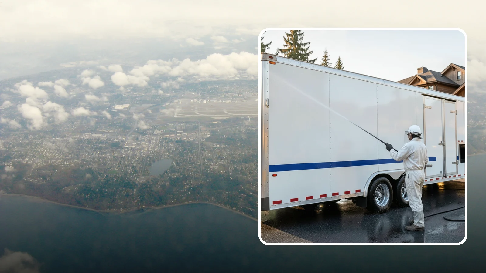 Trailer Washing in Burien, King County, WA - We clean utility, cargo, and equipment trailers in Washington to remove mud, road grime, and rust-inducing buildup.