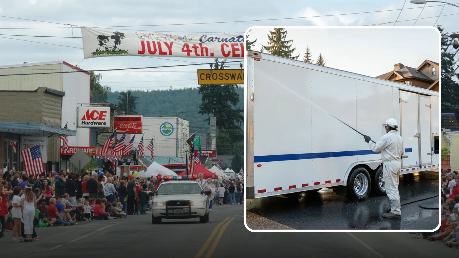Trailer Washing in Carnation, King County, WA - We clean utility, cargo, and equipment trailers in Washington to remove mud, road grime, and rust-inducing buildup.