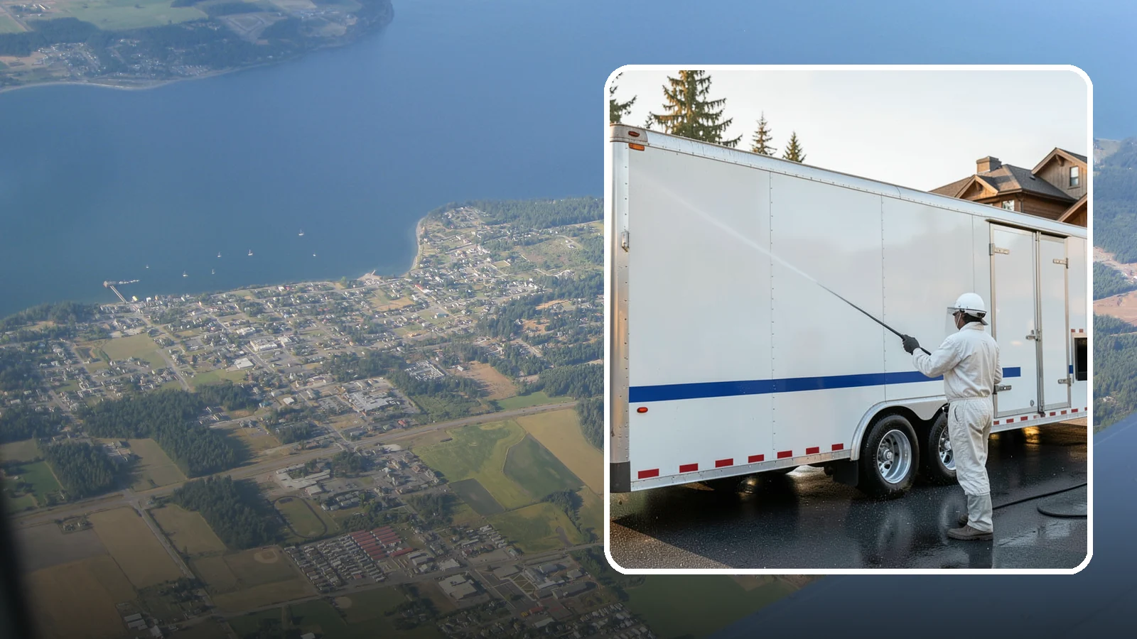 Trailer Washing in Coupeville, Island County, WA - We clean utility, cargo, and equipment trailers in Washington to remove mud, road grime, and rust-inducing buildup.