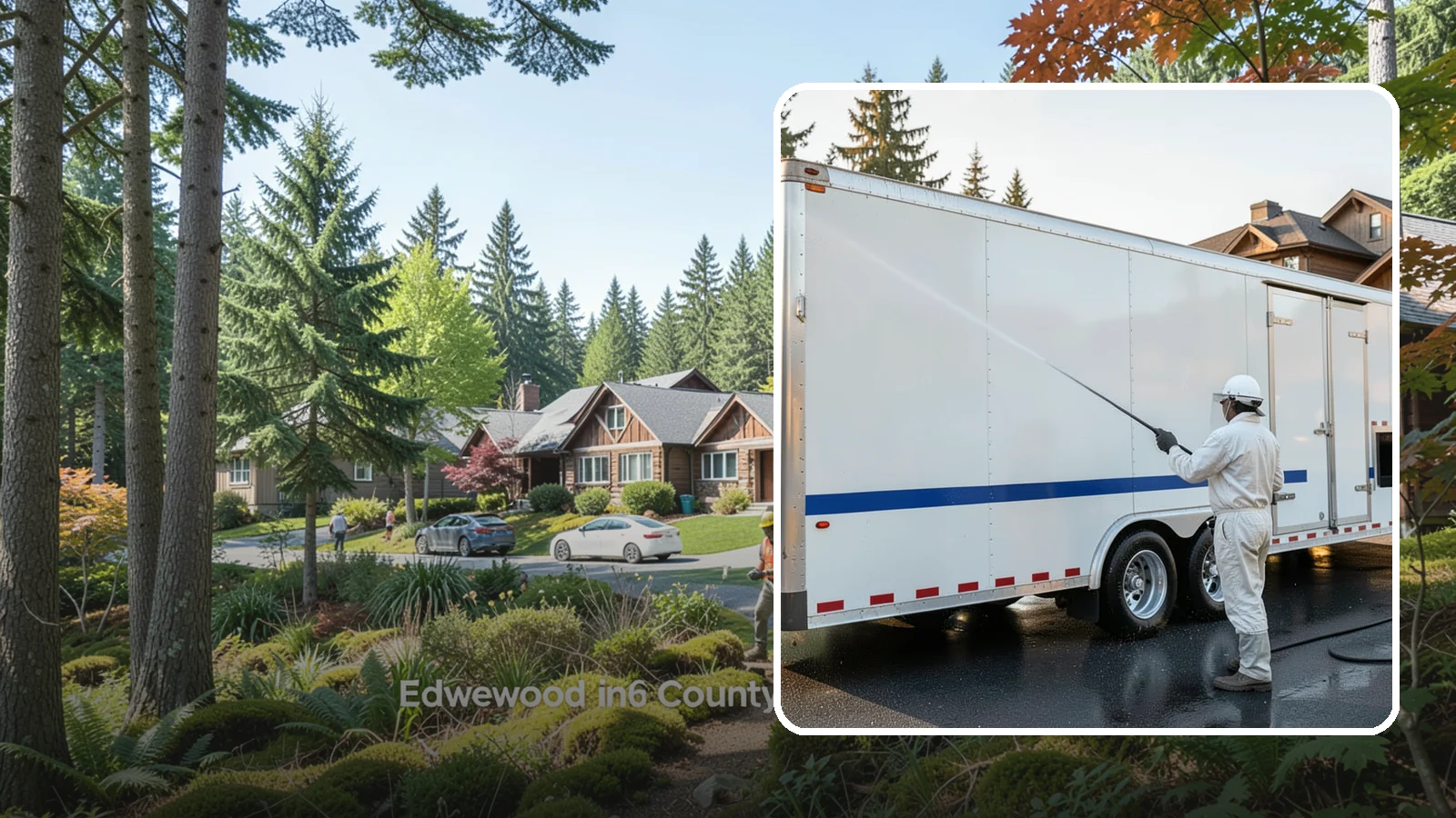 Trailer Washing in Edgewood, Pierce County, WA - We clean utility, cargo, and equipment trailers in Washington to remove mud, road grime, and rust-inducing buildup.