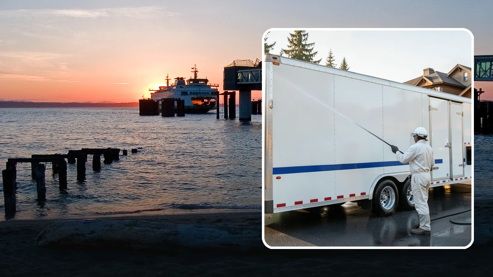 Trailer Washing in Edmonds, Snohomish County, WA - We clean utility, cargo, and equipment trailers in Washington to remove mud, road grime, and rust-inducing buildup.
