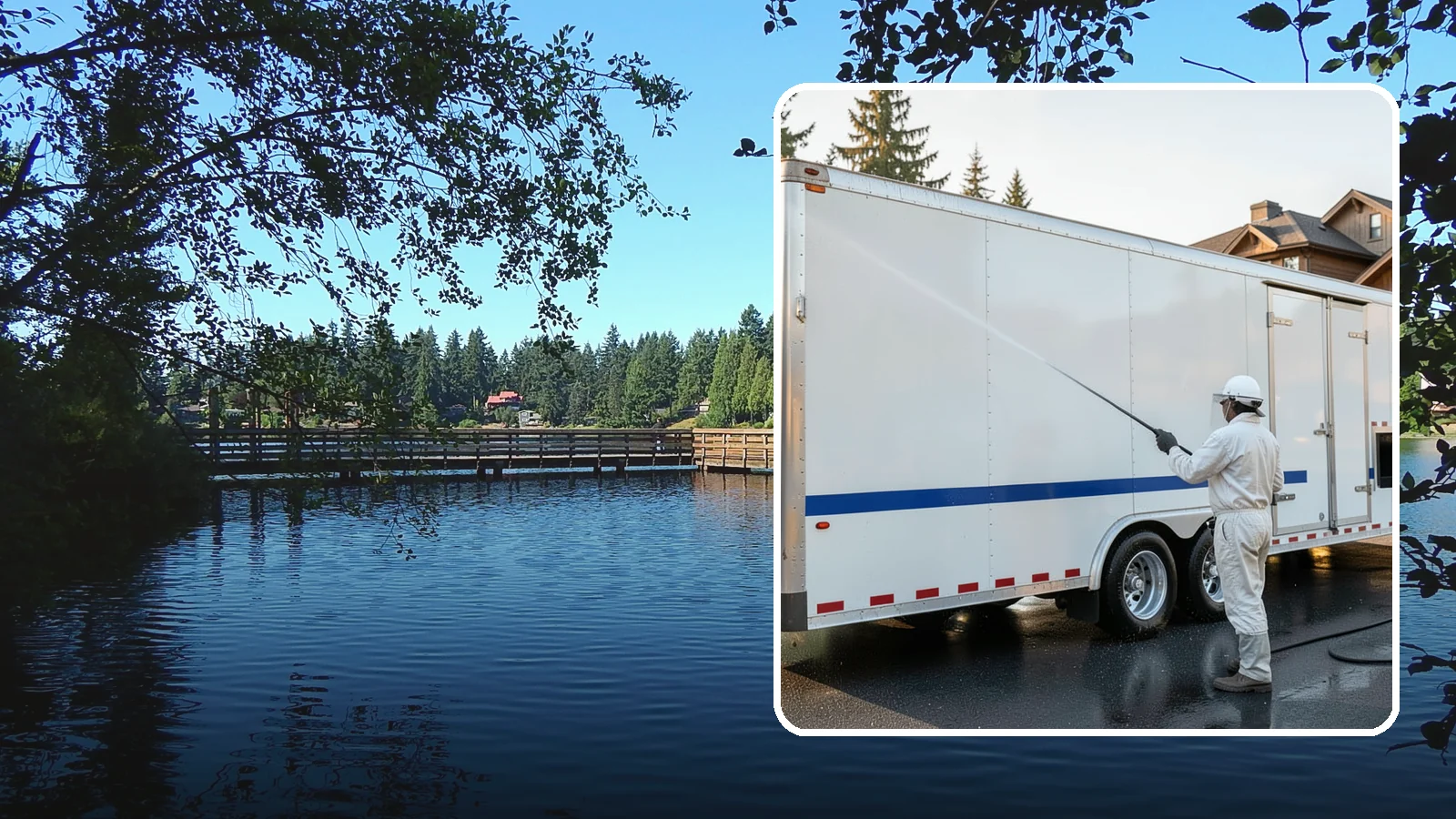 Trailer Washing in Federal Way, King County, WA - We clean utility, cargo, and equipment trailers in Washington to remove mud, road grime, and rust-inducing buildup.
