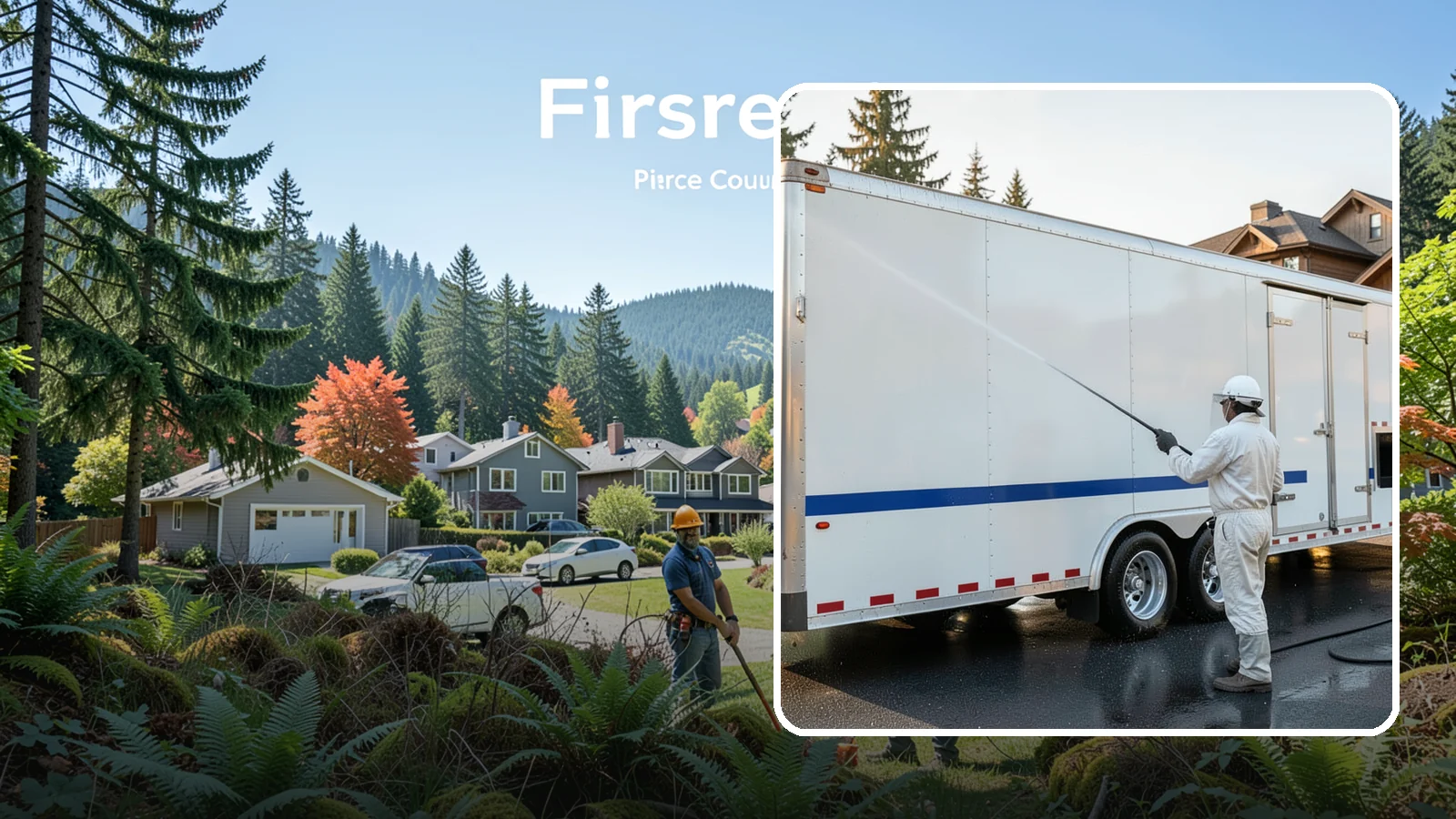Trailer Washing in Fircrest, Pierce County, WA - We clean utility, cargo, and equipment trailers in Washington to remove mud, road grime, and rust-inducing buildup.