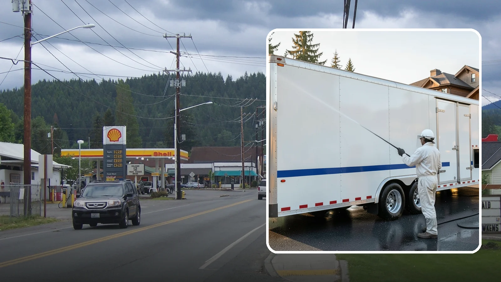 Trailer Washing in Granite Falls, Snohomish County, WA - We clean utility, cargo, and equipment trailers in Washington to remove mud, road grime, and rust-inducing buildup.