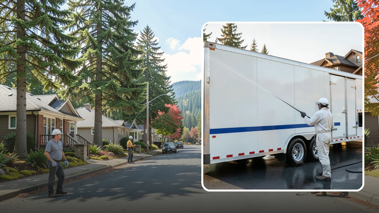 Trailer Washing in Hunts Point, King County, WA - We clean utility, cargo, and equipment trailers in Washington to remove mud, road grime, and rust-inducing buildup.