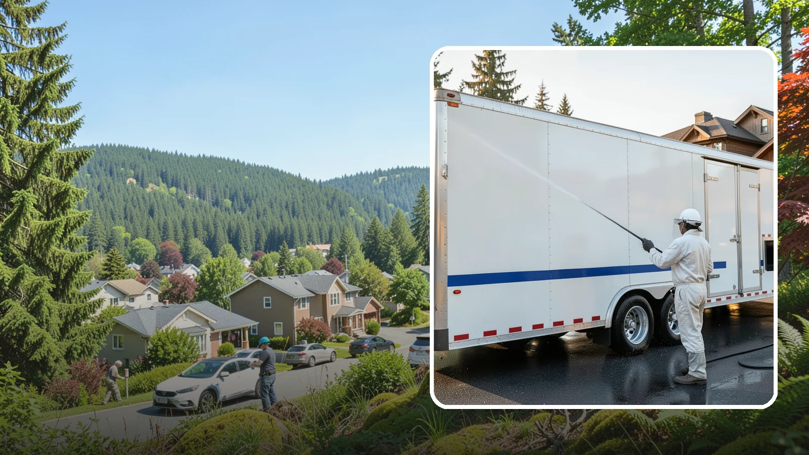 Trailer Washing in Index, Snohomish County, WA - We clean utility, cargo, and equipment trailers in Washington to remove mud, road grime, and rust-inducing buildup.