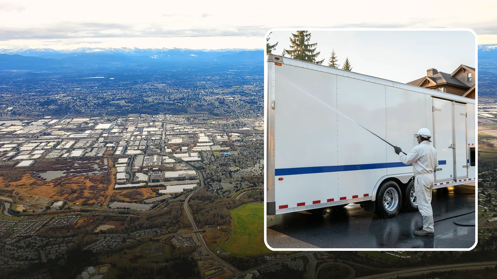 Trailer Washing in Kent, King County, WA - We clean utility, cargo, and equipment trailers in Washington to remove mud, road grime, and rust-inducing buildup.