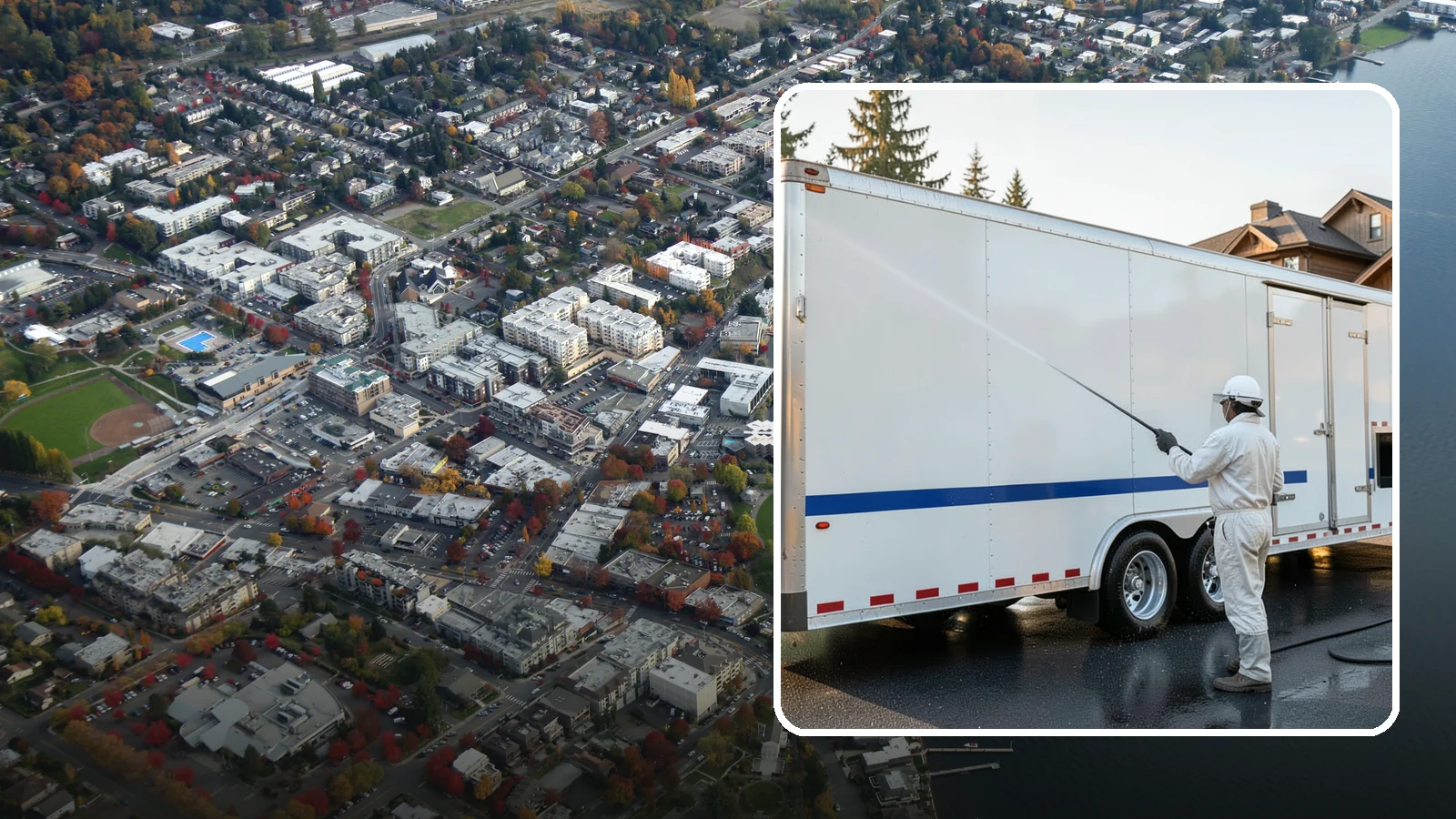 Trailer Washing in Kirkland, King County, WA - We clean utility, cargo, and equipment trailers in Washington to remove mud, road grime, and rust-inducing buildup.
