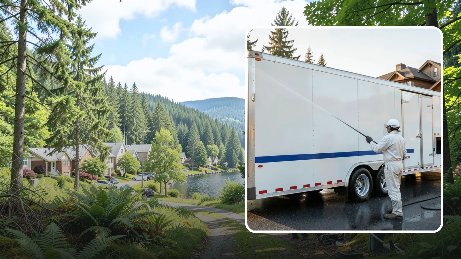 Trailer Washing in Lake Forest Park, King County, WA - We clean utility, cargo, and equipment trailers in Washington to remove mud, road grime, and rust-inducing buildup.