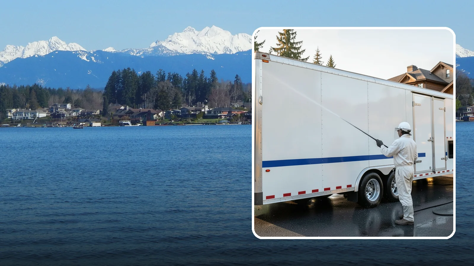 Trailer Washing in Lake Stevens, Snohomish County, WA - We clean utility, cargo, and equipment trailers in Washington to remove mud, road grime, and rust-inducing buildup.