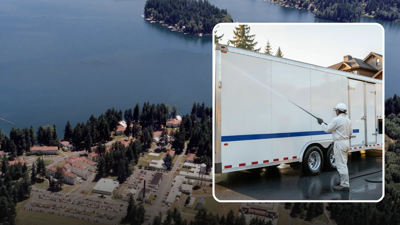 Trailer Washing in Lakewood, Pierce County, WA - We clean utility, cargo, and equipment trailers in Washington to remove mud, road grime, and rust-inducing buildup.