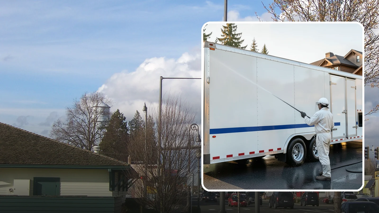 Trailer Washing in Marysville, Snohomish County, WA - We clean utility, cargo, and equipment trailers in Washington to remove mud, road grime, and rust-inducing buildup.