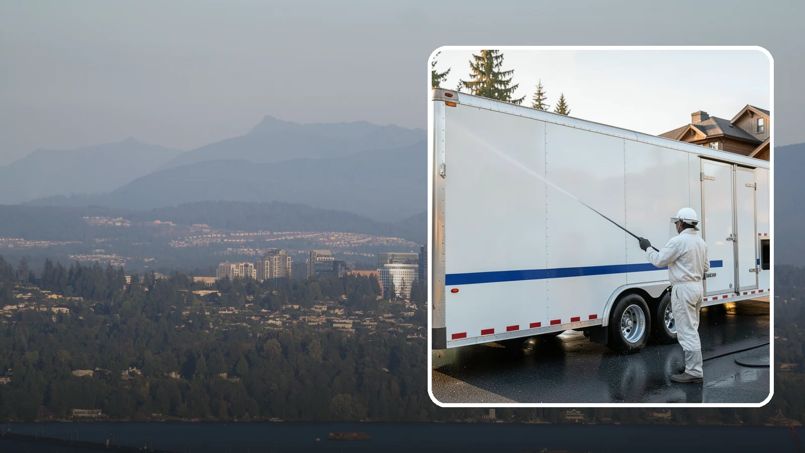 Trailer Washing in Medina, King County, WA - We clean utility, cargo, and equipment trailers in Washington to remove mud, road grime, and rust-inducing buildup.