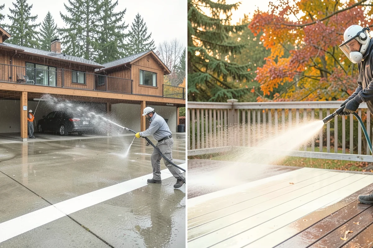 Trailer Washing in Mill Creek, Snohomish County, WA - Rinse loose mud from the bed and frame