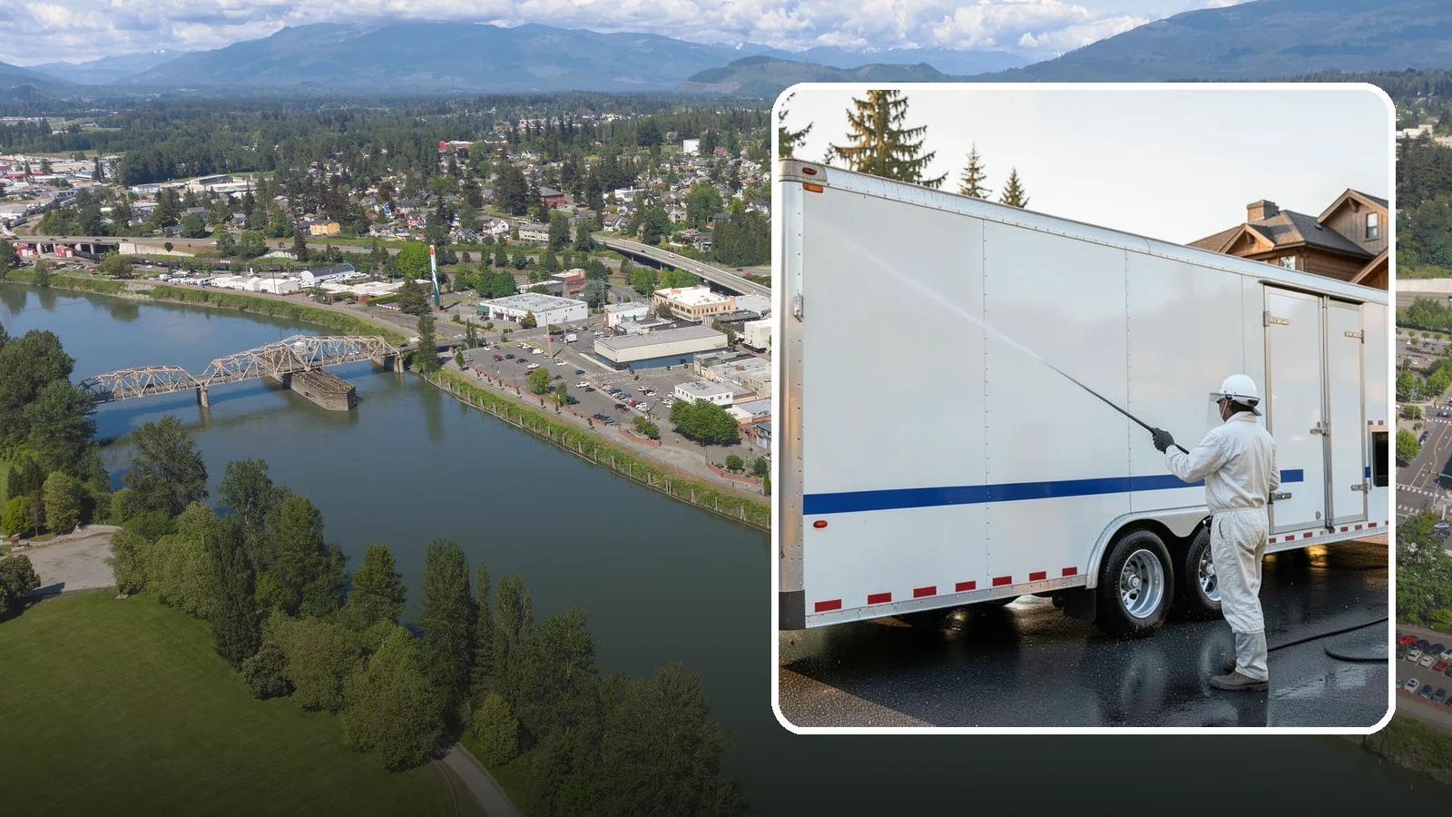 Trailer Washing in Mount Vernon, Skagit County, WA - We clean utility, cargo, and equipment trailers in Washington to remove mud, road grime, and rust-inducing buildup.