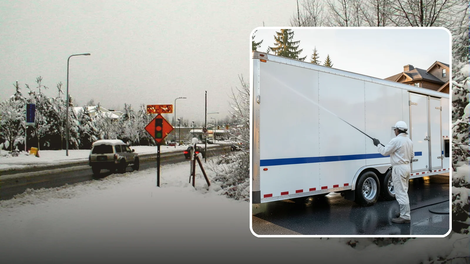 Trailer Washing in Newcastle, King County, WA - We clean utility, cargo, and equipment trailers in Washington to remove mud, road grime, and rust-inducing buildup.