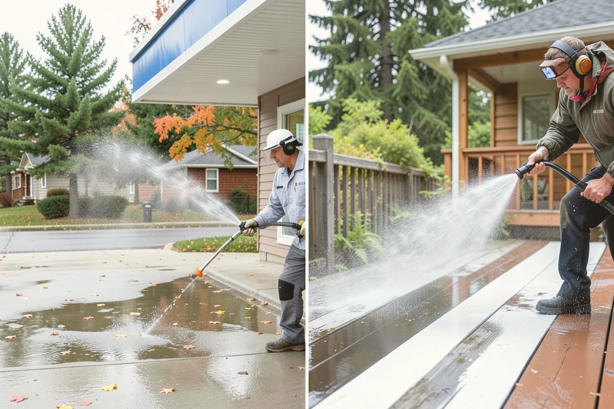 Trailer Washing in Newcastle, King County, WA - Rinse loose mud from the bed and frame