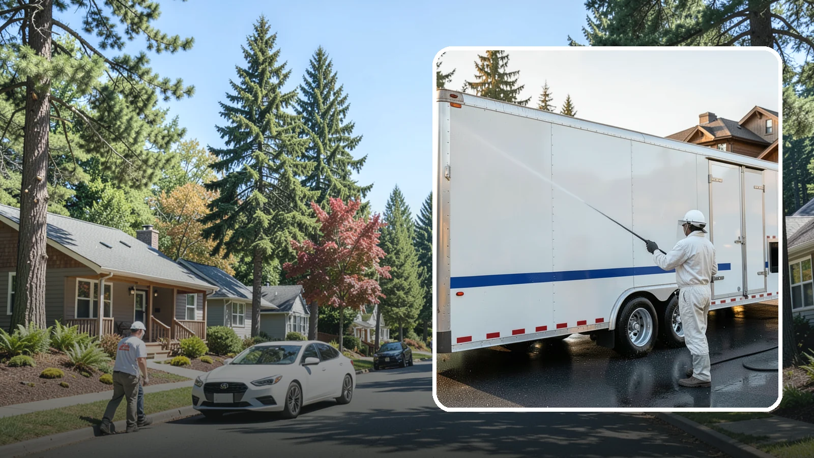 Trailer Washing in Orting, Pierce County, WA - We clean utility, cargo, and equipment trailers in Washington to remove mud, road grime, and rust-inducing buildup.