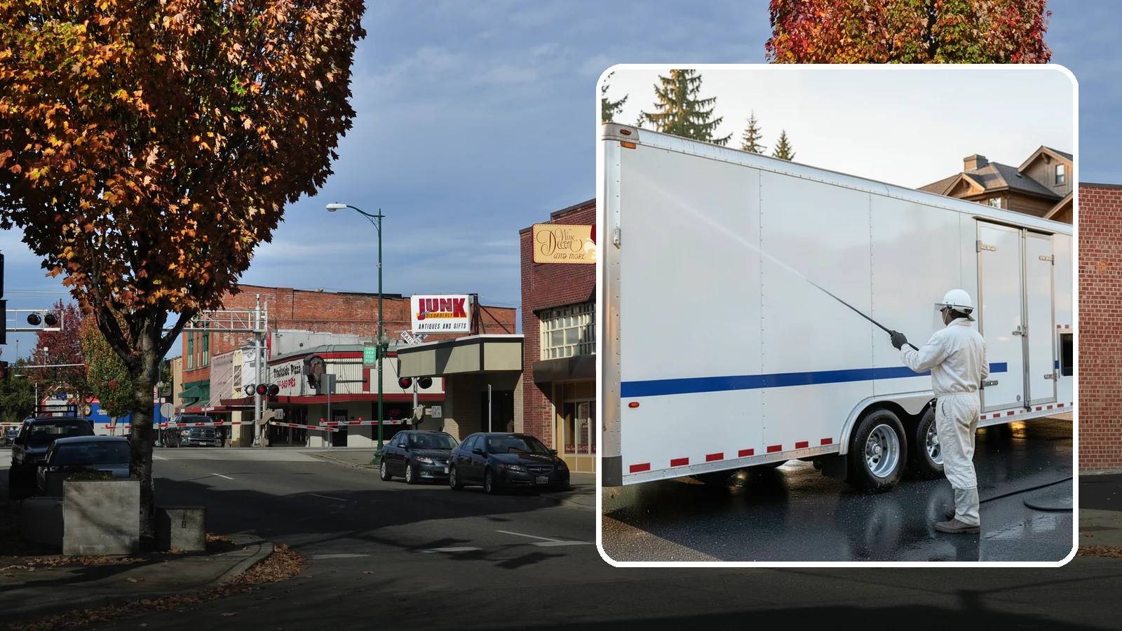 Trailer Washing in Puyallup, Pierce County, WA - We clean utility, cargo, and equipment trailers in Washington to remove mud, road grime, and rust-inducing buildup.