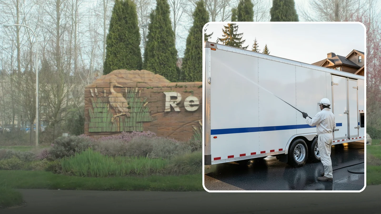 Trailer Washing in Renton, King County, WA - We clean utility, cargo, and equipment trailers in Washington to remove mud, road grime, and rust-inducing buildup.