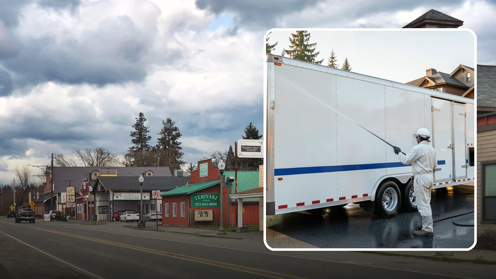 Trailer Washing in Roy, Pierce County, WA - We clean utility, cargo, and equipment trailers in Washington to remove mud, road grime, and rust-inducing buildup.