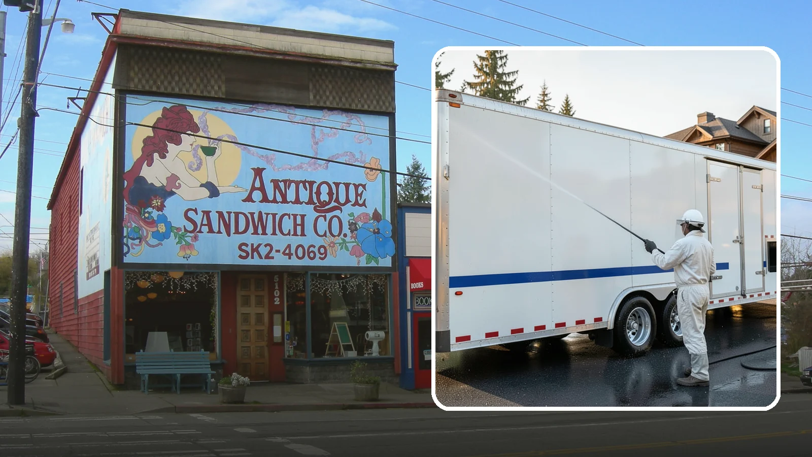 Trailer Washing in Ruston, Pierce County, WA - We clean utility, cargo, and equipment trailers in Washington to remove mud, road grime, and rust-inducing buildup.