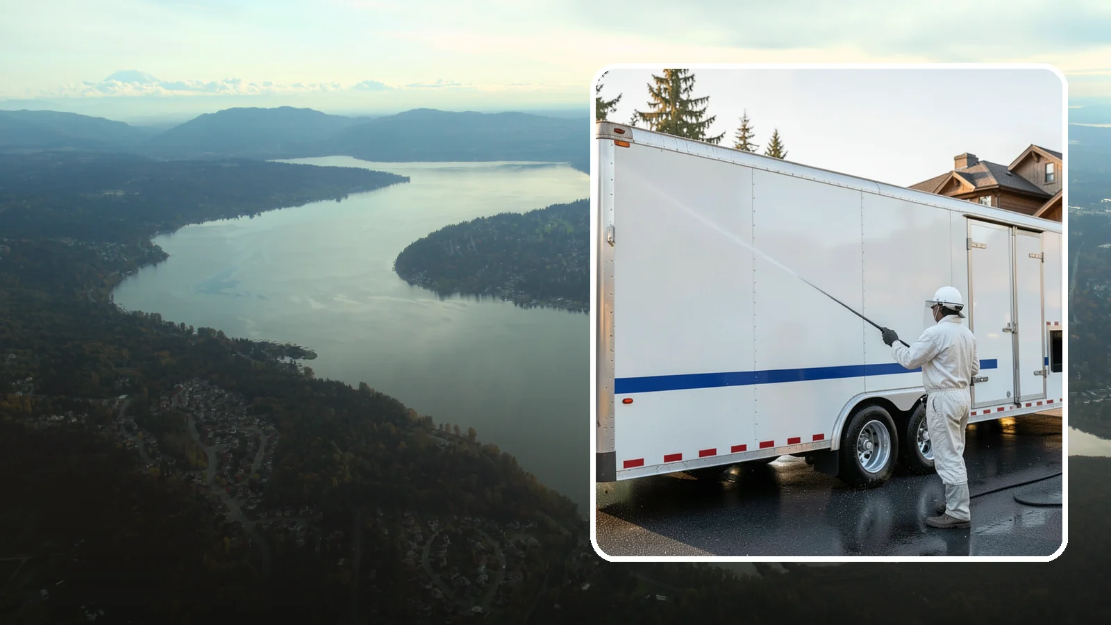 Trailer Washing in Sammamish, King County, WA - We clean utility, cargo, and equipment trailers in Washington to remove mud, road grime, and rust-inducing buildup.