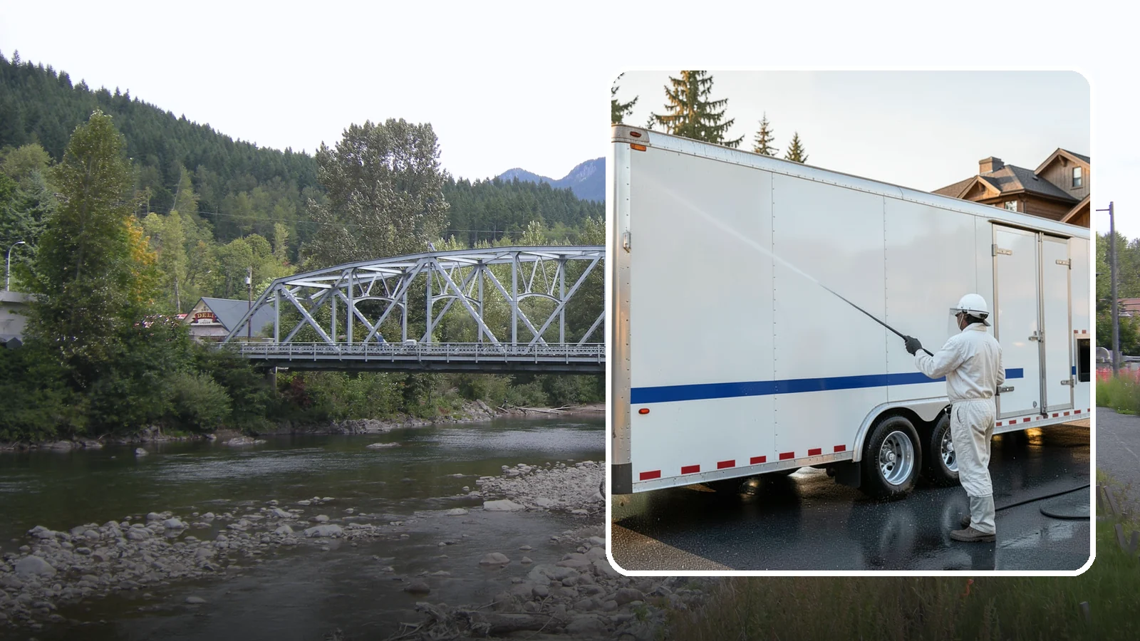 Trailer Washing in Skykomish, King County, WA - We clean utility, cargo, and equipment trailers in Washington to remove mud, road grime, and rust-inducing buildup.