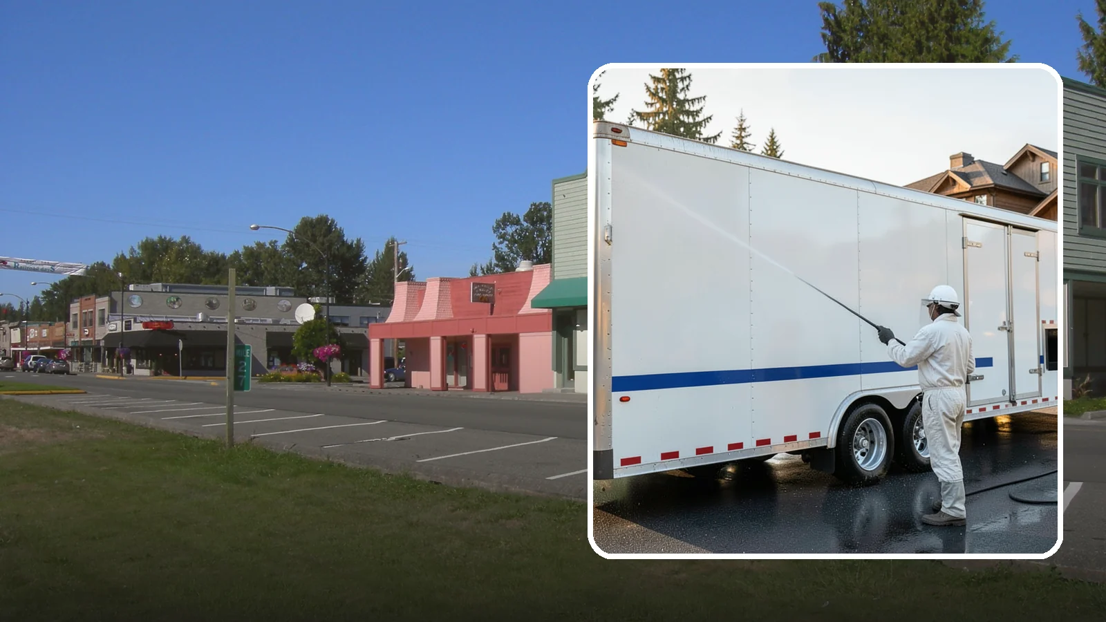 Trailer Washing in Snoqualmie, King County, WA - We clean utility, cargo, and equipment trailers in Washington to remove mud, road grime, and rust-inducing buildup.
