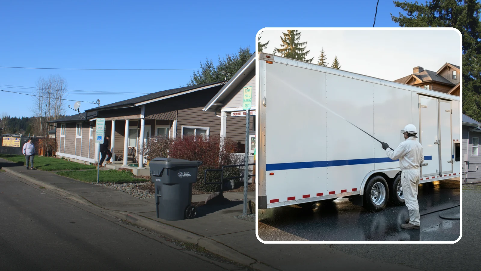 Trailer Washing in South Prairie, Pierce County, WA - We clean utility, cargo, and equipment trailers in Washington to remove mud, road grime, and rust-inducing buildup.