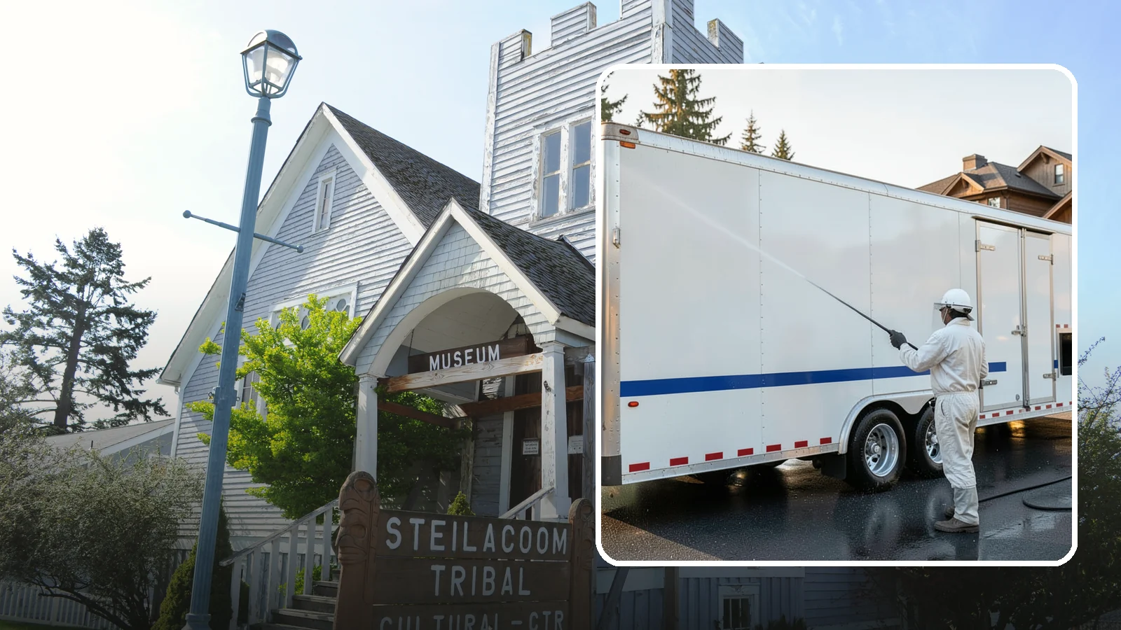 Trailer Washing in Steilacoom, Pierce County, WA - We clean utility, cargo, and equipment trailers in Washington to remove mud, road grime, and rust-inducing buildup.