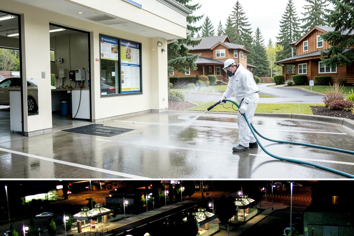 Trash Can Cleaning in Auburn, King County, WA - Warmer months bring the strongest odors, making late spring and summer the best time for bin cleaning.