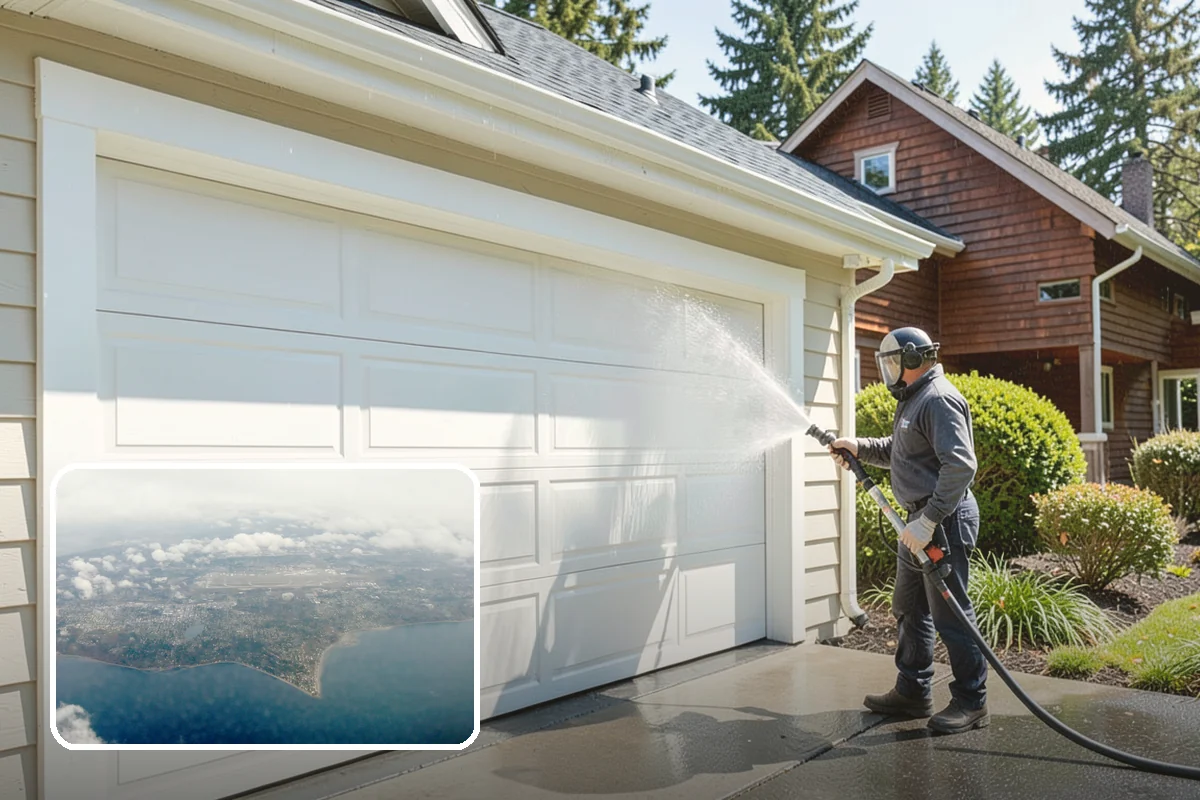 Trash Can Cleaning in Burien, King County, WA - Removes caked residue from the interior and exterior
