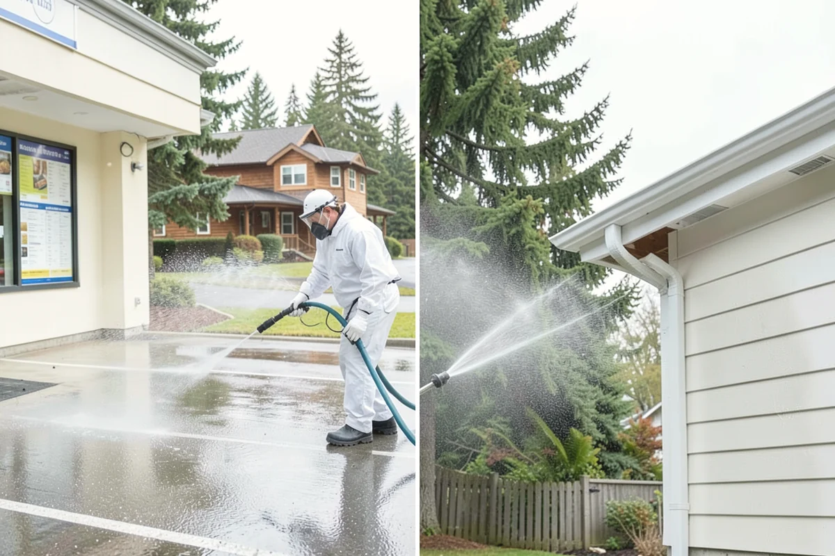 Trash Can Cleaning in Burien, King County, WA - Empty and pre-rinse the interior and exterior