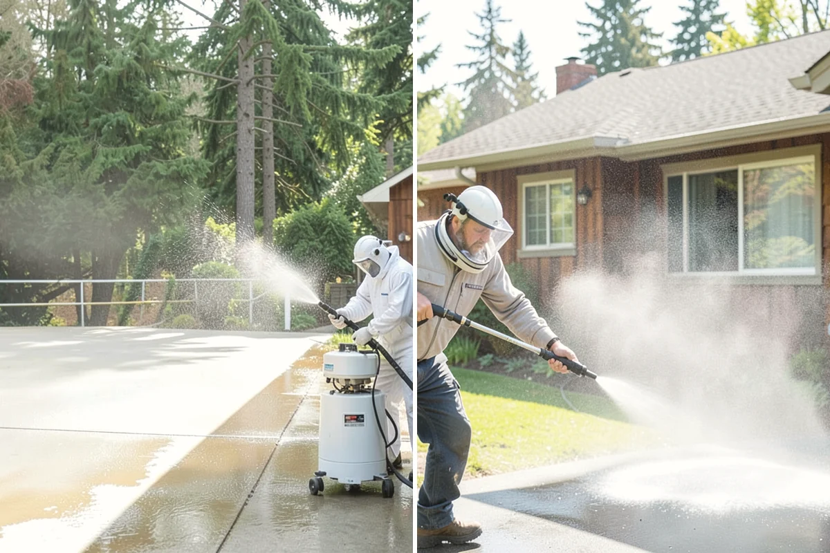 Trash Can Cleaning in Burlington, Skagit County, WA - Empty and pre-rinse the interior and exterior