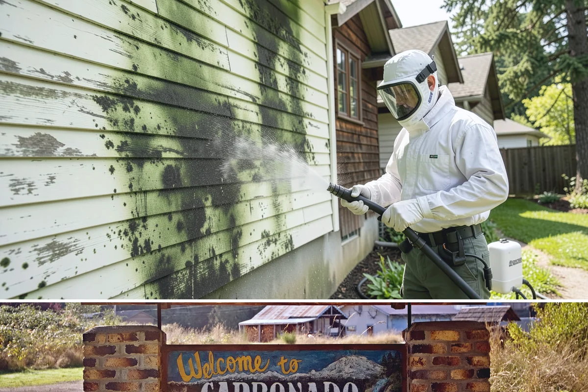 Trash Can Cleaning in Carbonado, Pierce County, WA - Warmer months bring the strongest odors, making late spring and summer the best time for bin cleaning.