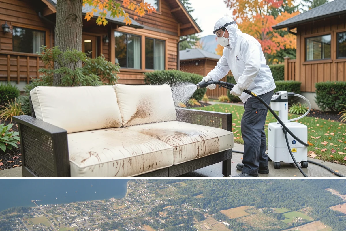 Trash Can Cleaning in Coupeville, Island County, WA - Warmer months bring the strongest odors, making late spring and summer the best time for bin cleaning.