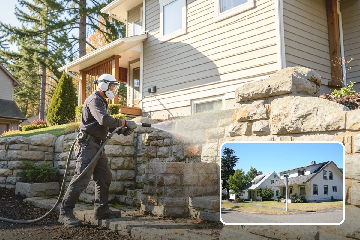Trash Can Cleaning in DuPont, Pierce County, WA - Removes caked residue from the interior and exterior