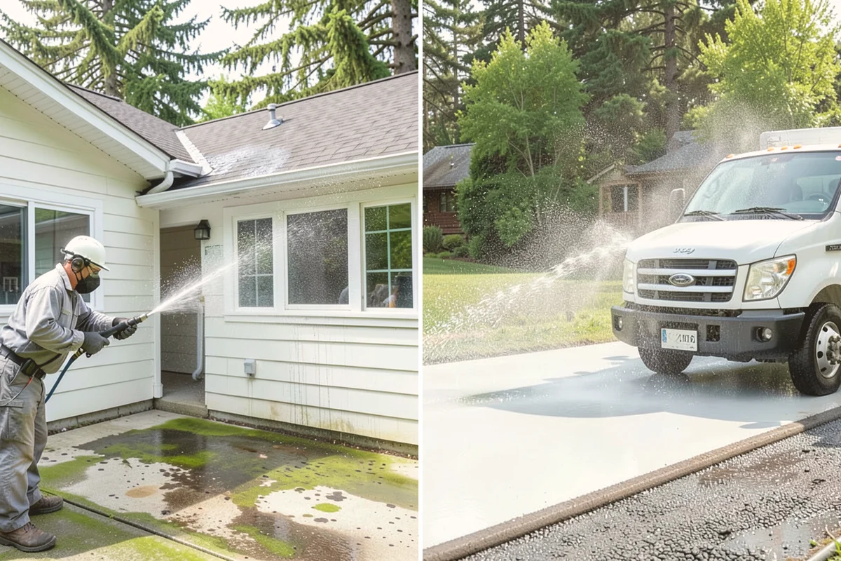 Trash Can Cleaning in Eatonville, Pierce County, WA - Empty and pre-rinse the interior and exterior