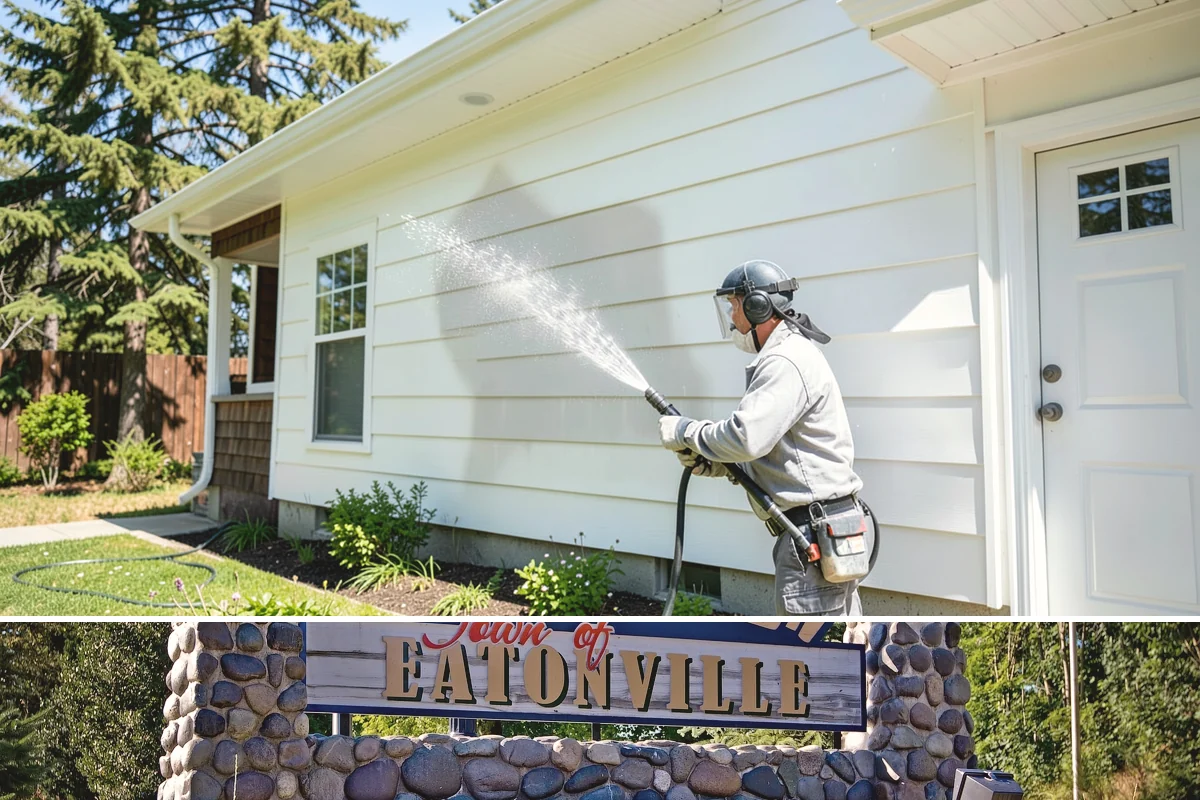 Trash Can Cleaning in Eatonville, Pierce County, WA - Warmer months bring the strongest odors, making late spring and summer the best time for bin cleaning.