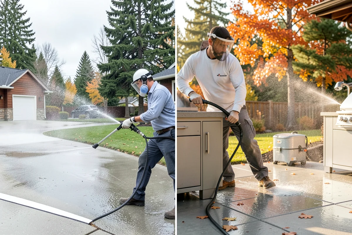 Trash Can Cleaning in Federal Way, King County, WA - Empty and pre-rinse the interior and exterior